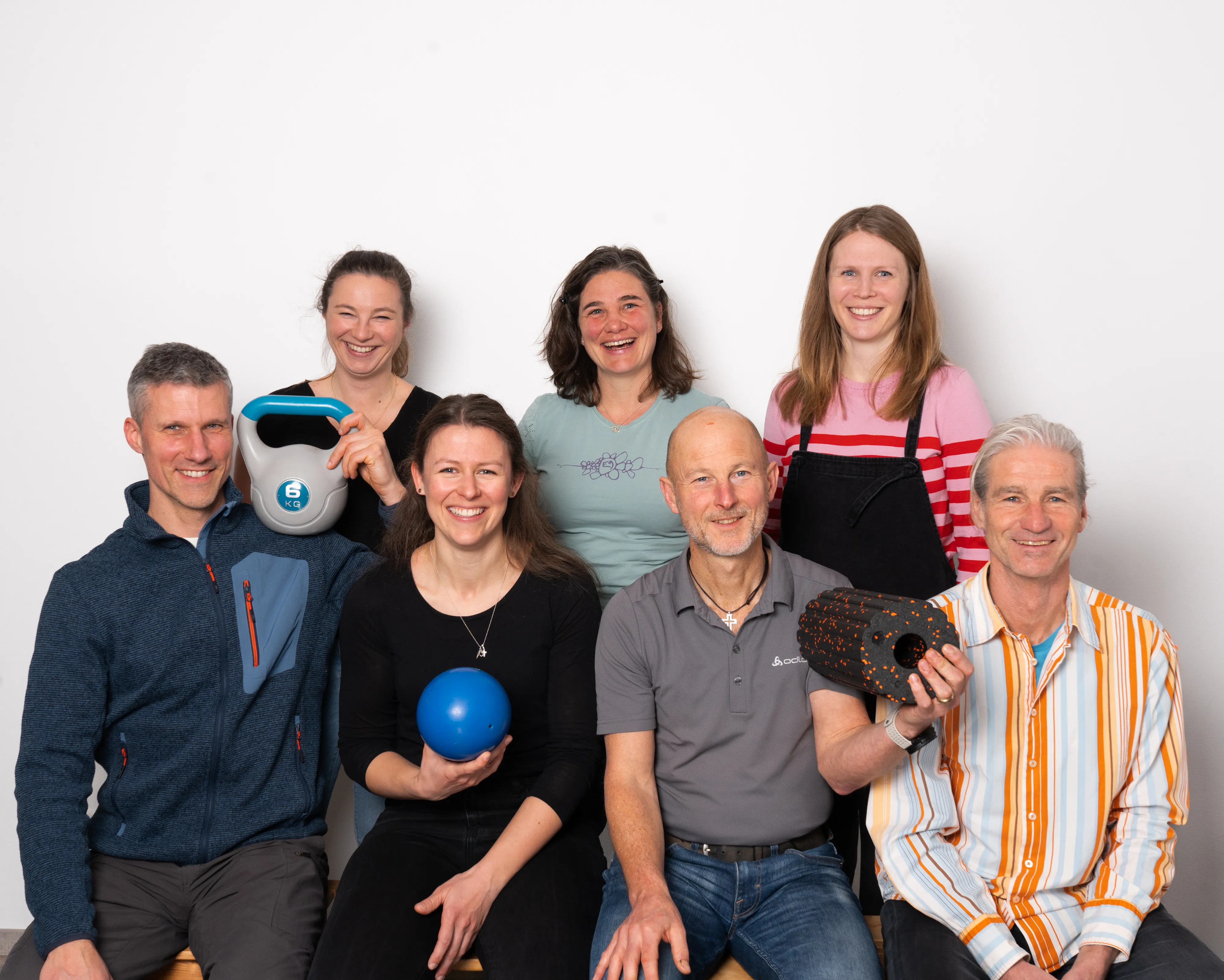Gruppenfoto des Teams der Physiotherapie im Handwerkshof